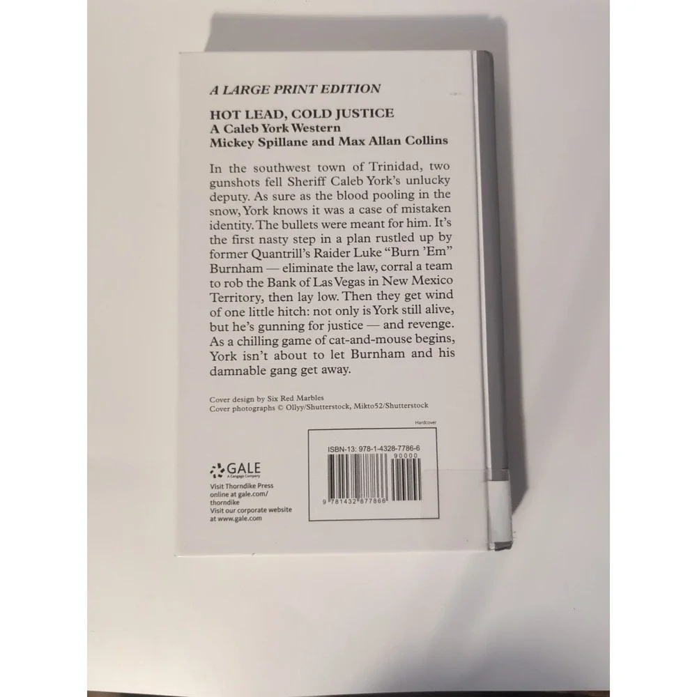 Hot Lead,‎ Cold Justice by Max Allan Collins and Mickey Spillane (2020,...